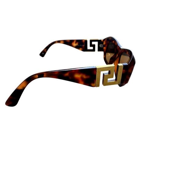 Authentic Gianni Versace Men's Oval Tortoiseshell Sunglasses - Picture 1 of 5